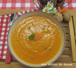 Recette Soupe de butternut à la clémentine, au Cookéo ou pas