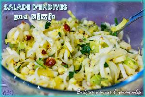Recette Salade d’endives aux kiwis