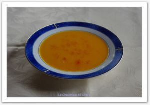 Recette Soupe poire et carotte