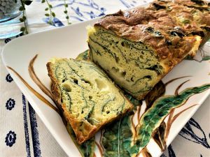 Recette Cake au pesto, mozzarella et épinards