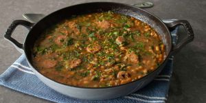 Recette Italian Sausage, Beans, and Greens