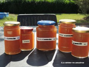 Recette Confiture de poires à la cannelle