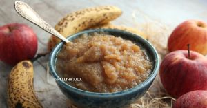 Recette Compote pomme-banane (sans sucre ajouté)