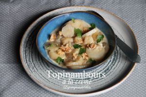 Recette Topinambours à la crème