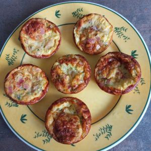 Recette Mini quiche au jambon au combi ninja