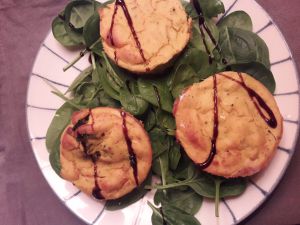 Recette Petits flan aux brocolis et patate douce{Vegan}