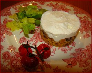 Recette Cheesecakes chèvre, dattes et tomates rôties