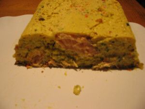 Recette Terrine de courgette et saumon