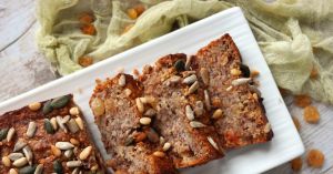 Recette Petit cake healthy aux raisins secs (sans gluten)