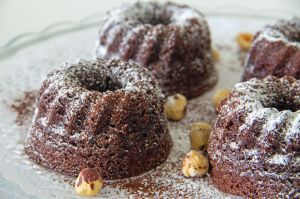 Recette Mini bundt cakes cacao-noisettes