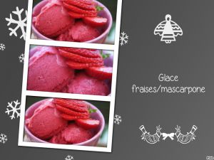 Recette Glace fraises/mascarpone