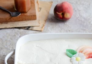 Recette Tiramisu à la pêche blanche
