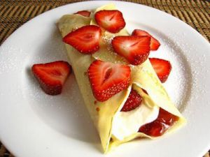 Recette Crêpes aux fraises