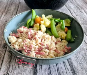 Recette Riz et bacon à la crème (Cookeo)