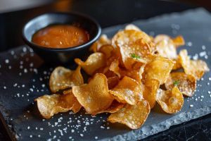 Recette Faites des chips au vinaigre maison irrésistibles avec votre Airfryer