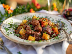 Recette Navarin d’agneau traditionnel : saveurs d’antan et astuces de cuisine