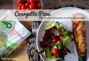 Recette Courgette pizza