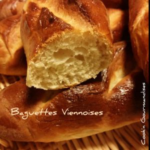Recette Baguettes Viennoises