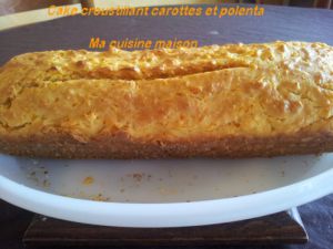 Recette Cake croustillant carottes et polenta