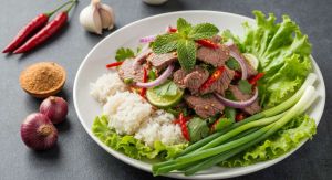 Recette Salade de Bœuf Thaï Nam Tok : recette Authentique