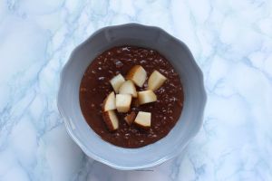Recette Porridge poire – chocolat