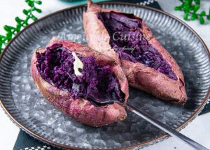 Recette Patate douce violette au four