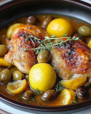 Recette Poulet Citron Olives : Recette Savoureuse et Facile à Préparer