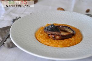 Recette Risotto butternut et cèpes frais