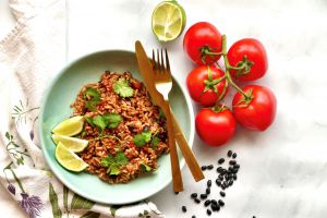 Recette Riz cubain aux tomates et haricots noirs