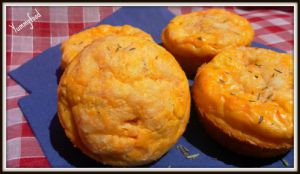 Recette Ronde interblog #20: Mini cakes moelleux courgette carotte et Emmental