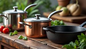 Recette Casseroles italiennes : inox, cuivre ou fonte ?