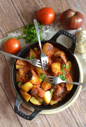 Recette Patatas bravas #végétarien