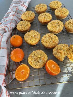 Recette Muffins aux clémentines et au chocolat blanc