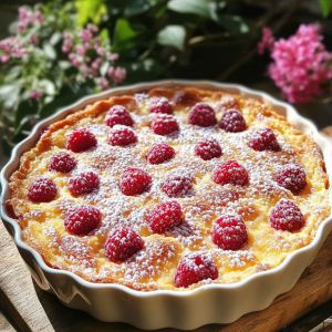 Recette Clafoutis Coco Framboises : Dessert Gourmand Éclatant