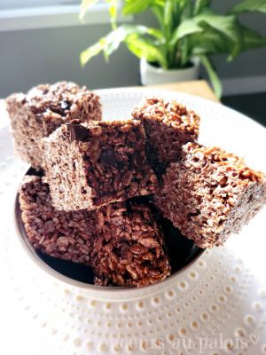 Recette Carrés aux "Rice Krispies" au chocolat