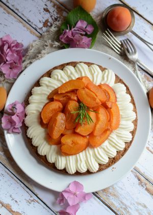 Recette Tarte à l'abricot #by Eglantine