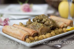 Recette Mghellef fi ghlâfou, cuisine algérienne