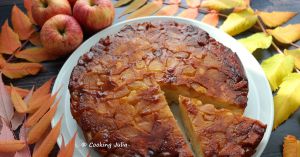 Recette Gâteau aux petits suisses et pommes caramélisées