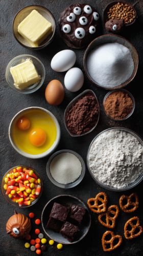 Recette Halloween Monster Mash Brownies: A Spooky Sweet Treat