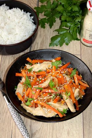 Recette Wok de poulet aux légumes( + idée menu)