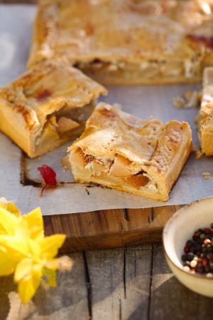 Recette Poirat ou la tourte aux poires du Berry