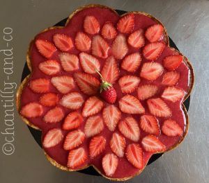 Recette Tarte fleur aux fraises