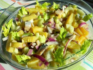 Recette Salade parmentière aux harengs et aux céleris