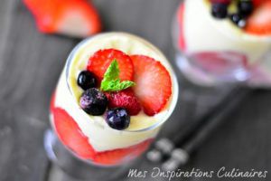 Recette Verrines fraise mascarpone facile