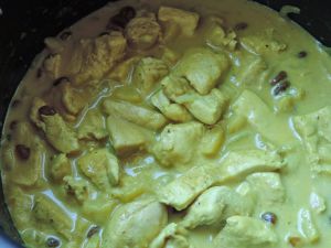 Recette Curry de volaille (Cookéo)