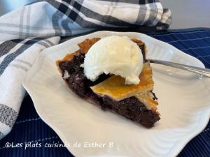 Recette Tarte aux bleuets et chocolat