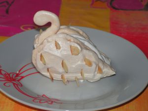 Recette Cygnes meringue, chantilly et mascarpone