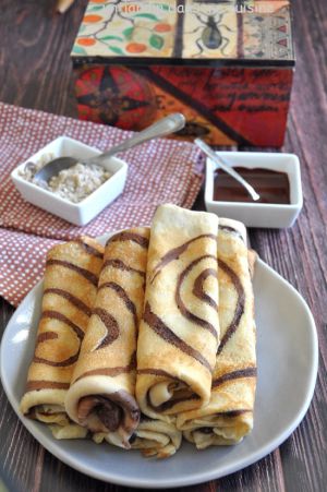 Recette Crêpes spirale