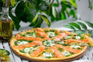 Recette Pizza saumon