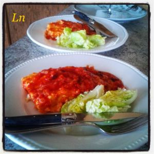 Recette Polenta au parmesan gratinée à la tomate